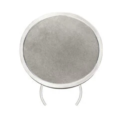 Worlds Away Monaco Round Cigar Table In Silver Leaf With Antique Mirror Top -Worlds Away WA MONACO S DETAIL 05962.1687544687 ni 99544.1707478854
