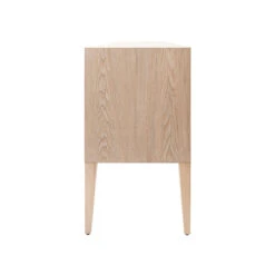 Worlds Away Fluted Six Drawer Buffet - Brass Knobs - Cerused Oak -Worlds Away WA PALMER CO SIDE 14710.1647956890 ni 93679.1707481785