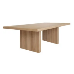 Worlds Away Plank Style Slatted Base Dining Table - Natural Oak 7 Worlds Away Plank Style Slatted Base Dining Table - Natural Oak -Worlds Away WA PATTERSON NO ANGLE 04860.1681310659 ni 55916.1707481789