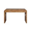 Worlds Away Petra Desk - Burl Wood