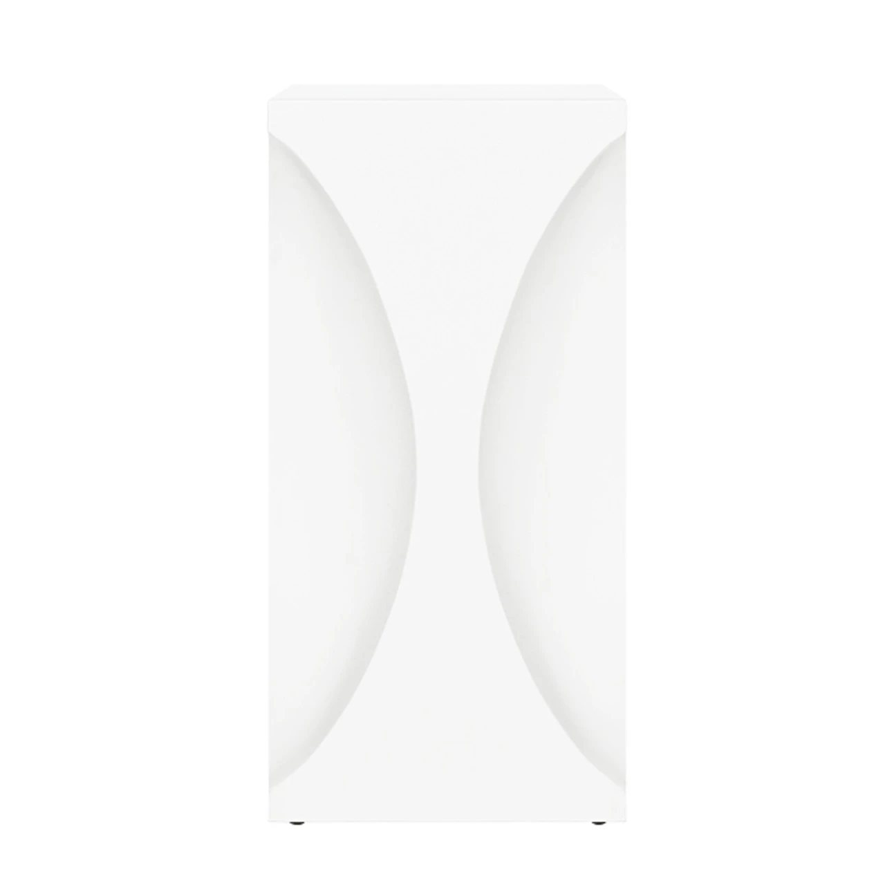 Worlds Away Hourglass Occassional Table - Matte White Lacquer 1 Worlds Away Hourglass Occassional Table - Matte White Lacquer