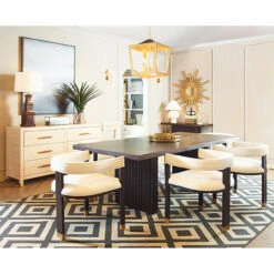 Worlds Away Six Drawer Chest - Rattan Wrapped Handles - Natural Grasscloth -Worlds Away WA Patterson Vanna Wimble Annie Alfie Winchester Jude Britta Starlata Edwin MTPAMR Alba Box CLR Hitch Derby WEB SIZE 46553.1687442320 ni 02271.1707481834