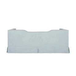 Worlds Away Skirted Tuxedo Style Sofa - Notched Back - Performance Light Blue Chenille 17 Worlds Away Skirted Tuxedo Style Sofa - Notched Back - Performance Light Blue Chenille -Worlds Away WA REX LB BACK 39352.1694809484 ni 01138.1707481804