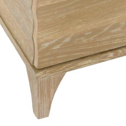 Worlds Away Bath Vanity - Horizontal Fluted Detail - Cerused Oak - White Marble Top, Porcelain Sink, And Polished Brass Knobs 17 Worlds Away Bath Vanity - Horizontal Fluted Detail - Cerused Oak - White Marble Top, Porcelain Sink, And Polished Brass Knobs -Worlds Away WA RHODES CO DETAIL 4 38969.1694809250 ni 84683.1707481806