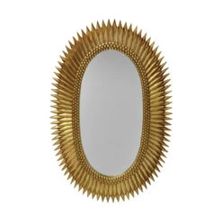 Worlds Away Oval Starburst Mirror - Gold Leaf -Worlds Away WA RITA G 27772.1554235233 ni 68235.1707481807