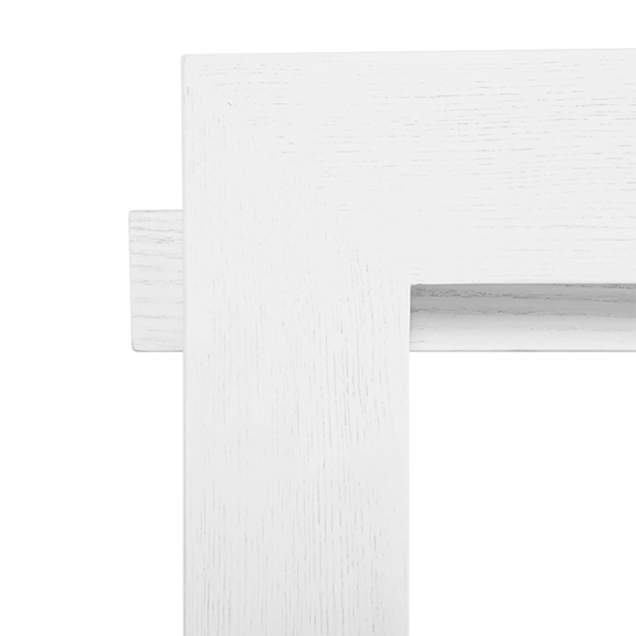 Worlds Away Minimalist Bar Cart - White Washed Oak 5 Worlds Away Minimalist Bar Cart - White Washed Oak - Image 5