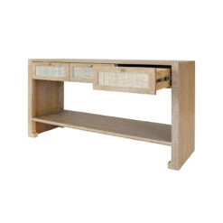 Worlds Away Three Drawer Cane Console - Brass Hardware - Cerused Oak 11 Worlds Away Three Drawer Cane Console - Brass Hardware - Cerused Oak -Worlds Away WA ROSALIND CO OPEN 62582.1665005512 ni 49046.1707481810