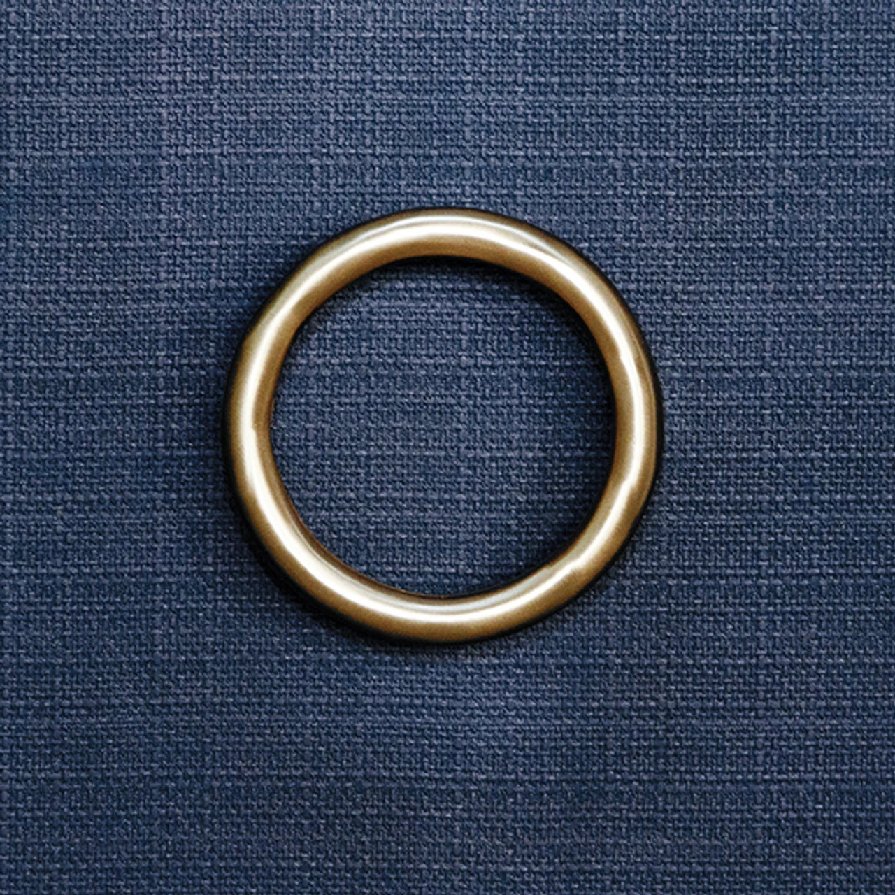 Worlds Away Four Door Buffet - Antique Brass Circle Hardware - Textured Navy Linen 3 Worlds Away Four Door Buffet - Antique Brass Circle Hardware - Textured Navy Linen - Image 3