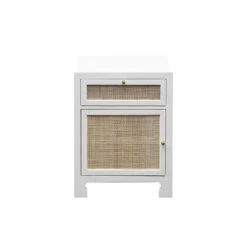 Worlds Away Ruth Cabinet - Cane/White Lacquer -Worlds Away WA RUTH WH 01610.1615496054 ni 83087.1707478913