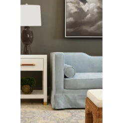 Worlds Away Tall Bulb Shape Ceramic Table Lamp - White Linen Shade - Charcoal -Worlds Away WA Rex LB Pelham WH Massey Dover CH WEB SIZE 80154.1704406078 ni 75012.1707481692