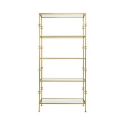 Worlds Away Stewart Etagere - Iron/Gold Leaf -Worlds Away WA STEWART G 70661.1538689960 ni 54119.1719034612