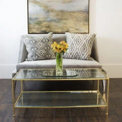 Worlds Away Taylor Hammered Gold Leaf Rectangular Coffee Table With Beveled Glass Shelves 9 Worlds Away Taylor Hammered Gold Leaf Rectangular Coffee Table With Beveled Glass Shelves -Worlds Away WA TAYLOR G LIFESTYLE 09144.1592228066 ni 92709.1707478892