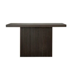Worlds Away Slatted Pedestal Base Console Table - Dark Espresso Oak 10 Worlds Away Slatted Pedestal Base Console Table - Dark Espresso Oak -Worlds Away WA VANNA ES FRONT 40896.1681309340 ni 72600.1707481825