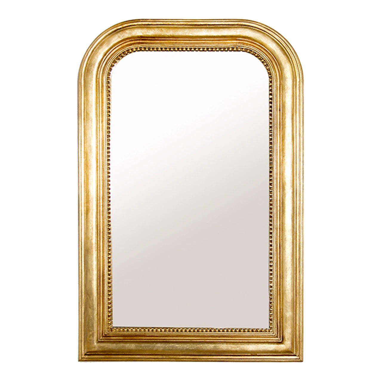 Worlds Away Waverly Handcarved Gold Leaf Curved Top Rectangular Mirror Nonantiqued Mirror Insert 6 Worlds Away Waverly Handcarved Gold Leaf Curved Top Rectangular Mirror Nonantiqued Mirror Insert - Image 6