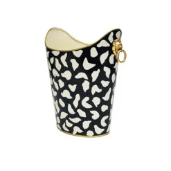 Worlds Away Oval Wastebasket - Lion Handles - Black Leopard 9 Worlds Away Oval Wastebasket - Lion Handles - Black Leopard -Worlds Away WA WBLIONOV BLP SIDE 96766.1553866246 ni 38209.1707481829