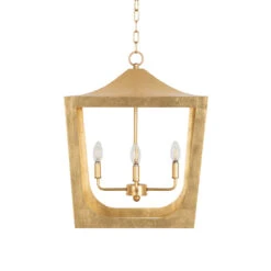 Worlds Away Modern Pagoda Lantern - Four Light Gold Leaf Cluster, Body - Gold Leaf 7 Worlds Away Modern Pagoda Lantern - Four Light Gold Leaf Cluster, Body - Gold Leaf -Worlds Away WA WIMBLE G 67123.1664810491 ni 76076.1707481833