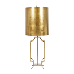 Worlds Away Windham Gold Leaf Iron Lamp With Gold Leaf Metal Drum Shade -Worlds Away WA WINDHAM G 2 41997.1538507045 ni 91044.1707478871