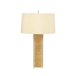 Worlds Away Gold Leafed Wire Wrapped Lamp Base Clear Cord