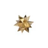 Worlds Away Cosmo Small Moroccan Style Star In Gold Leaf