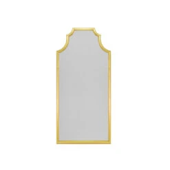 Worlds Away Finley Mirror - Gold Leaf