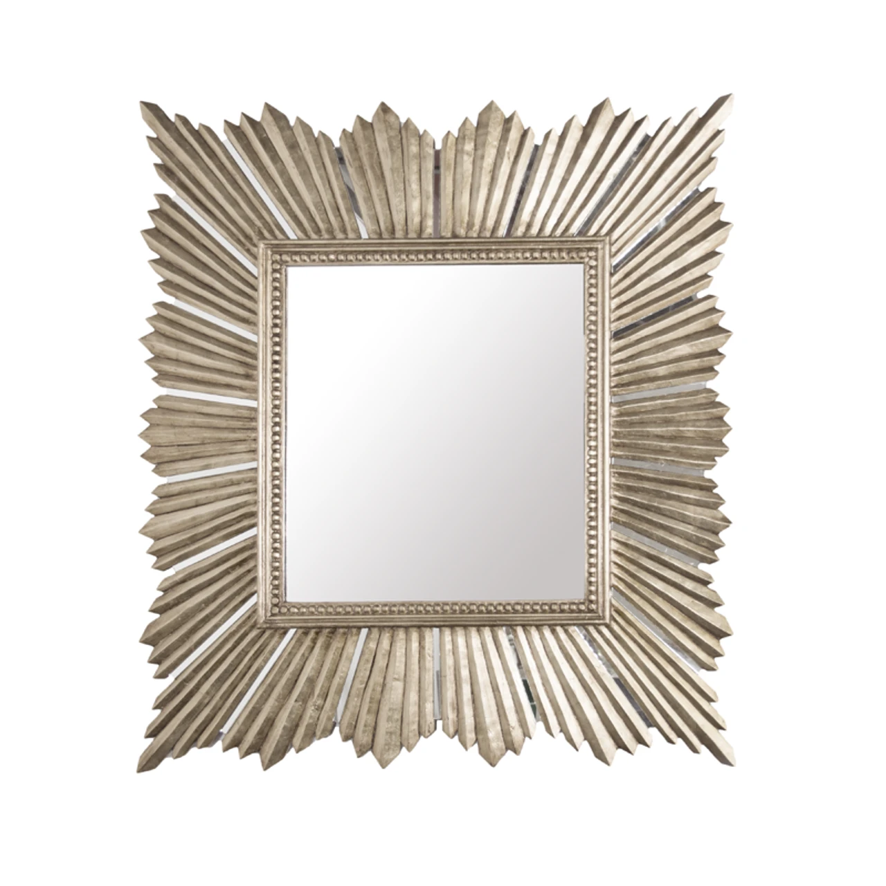 Worlds Away Ex Large Raymond Mirror - Champagne Silver Leaf 1 Worlds Away Ex Large Raymond Mirror - Champagne Silver Leaf
