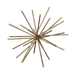 Worlds Away Urchin 20" Iron Asterisk In Gold Leaf -Worlds Away WA urchin g20 11248.1538508137 ni 15452.1707478877