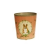 Worlds Away Wbcorgi Wastebasket - Hand Painted