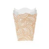 Worlds Away Wbwbreakerg Wastebasket - Hand Painted/Gold