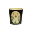 Worlds Away Wbyorkterrier Wastebasket - Hand Painted